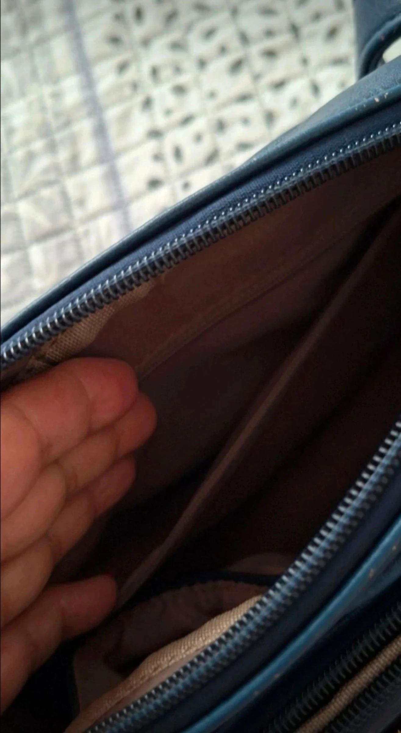 Bolso bandolera de mujer, color azul – photo 7